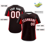 Custom Stripe Baseball Jersey Design Button Down Stitched/Printed Name Number Baseball Casual Shirt