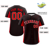 Custom Stripe Baseball Jersey Design Button Down Stitched/Printed Name Number Baseball Casual Shirt