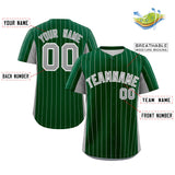 Custom Stripe Baseball Jersey Design Button Down Stitched/Printed Name Number Baseball Casual Jersey For Adults