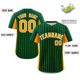 Custom Stripe Baseball Jersey Design Button Down Stitched/Printed Name Number Baseball Casual Jersey For Adults