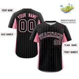 Custom Stripe Baseball Jersey Design Button Down Stitched/Printed Name Number Baseball Casual Jersey For Adults