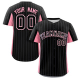 Custom Stripe Baseball Jersey Design Button Down Stitched/Printed Name Number Baseball Casual Jersey For Adults