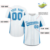 Custom Stripe Fashion Baseball Jersey Design Full Button Stitched/Printed Name Number Baseball Sport Jersey