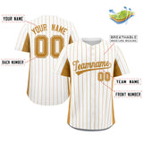 Custom Stripe Fashion Baseball Jersey Design Full Button Stitched/Printed Name Number Baseball Sport Jersey