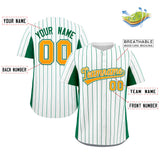 Custom Stripe Fashion Baseball Jersey Design Full Button Stitched/Printed Name Number Baseball Sport Jersey