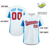 Custom Stripe Fashion Baseball Jersey Design Full Button Stitched/Printed Name Number Baseball Sport Jersey