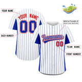 Custom Stripe Fashion Baseball Jersey Design Full Button Stitched/Printed Name Number Baseball Shirt