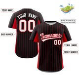 Custom Stripe Fashion Baseball Jersey Design Full Button Stitched/Printed Name Number Baseball Shirt