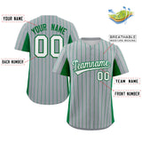 Custom Stripe Fashion Baseball Jersey Design Full Button Stitched/Printed Name Number Sport Jersey
