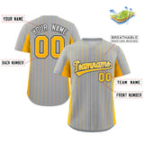 Custom Stripe Fashion Baseball Jersey Design Full Button Stitched/Printed Name Number Sport Jersey