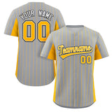 Custom Stripe Fashion Baseball Jersey Design Full Button Stitched/Printed Name Number Sport Jersey