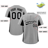Custom Stripe Fashion Baseball Jersey Design Full Button Stitched/Printed Name Number Sport Jersey