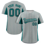 Custom Stripe Fashion Baseball Jersey Design Full Button Stitched/Printed Name Number Sport Jersey