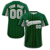Custom Stripe Fashion Baseball Jersey Design Full Button Stitched/Printed Name Number Baseball Jersey For Adults