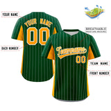 Custom Stripe Fashion Baseball Jersey Design Full Button Stitched/Printed Name Number Baseball Jersey For Adults