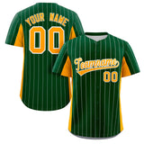Custom Stripe Fashion Baseball Jersey Design Full Button Stitched/Printed Name Number Baseball Jersey For Adults