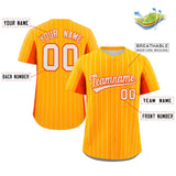 Custom Stripe Fashion Baseball Jersey Design Full Button Stitched/Printed Name Number Baseball Jersey For Adults