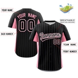 Custom Stripe Fashion Baseball Jersey Design Full Button Stitched/Printed Name Number Baseball Jersey For Adults