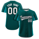 Custom Stripe Fashion Baseball Jersey Design Full Button Stitched/Printed Name Number Baseball Jersey For Adults
