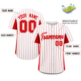 Custom Stripe Baseball Jersey Design Full Button Stitched/Printed Name Number Casual Baseball Jersey
