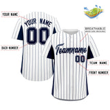Custom Stripe Baseball Jersey Design Full Button Stitched/Printed Name Number Casual Baseball Jersey