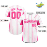 Custom Stripe Baseball Jersey Design Full Button Stitched/Printed Name Number Casual Baseball Jersey