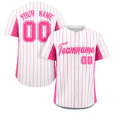 Custom Stripe Baseball Jersey Design Full Button Stitched/Printed Name Number Casual Baseball Jersey