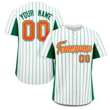 Custom Stripe Baseball Jersey Design Full Button Stitched/Printed Name Number Baseball Casual Jersey