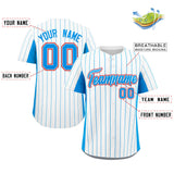 Custom Stripe Baseball Jersey Design Full Button Stitched/Printed Name Number Baseball Casual Jersey