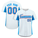 Custom Stripe Baseball Jersey Design Full Button Stitched/Printed Name Number Baseball Casual Jersey