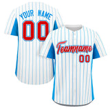 Custom Stripe Baseball Jersey Design Full Button Stitched/Printed Name Number Baseball Casual Jersey