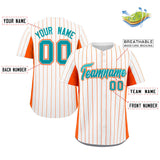Custom Stripe Baseball Jersey Design Full Button Stitched/Printed Name Number Baseball Casual Jersey