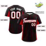Custom Stripe Baseball Jersey Design Full Button Stitched/Printed Name Number Baseball Casual Shirt
