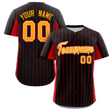 Custom Stripe Baseball Jersey Design Full Button Stitched/Printed Name Number Baseball Casual Shirt