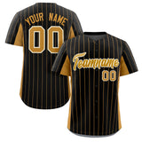 Custom Stripe Baseball Jersey Design Full Button Stitched/Printed Name Number Baseball Casual Shirt