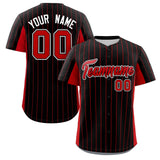 Custom Stripe Baseball Jersey Design Full Button Stitched/Printed Name Number Baseball Casual Shirt