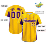 Custom Stripe Baseball Jersey Design Full Button Stitched/Printed Name Number Baseball Casual Shirt