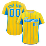 Custom Stripe Baseball Jersey Design Full Button Stitched/Printed Name Number Baseball Casual Shirt