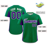 Custom Stripe Baseball Jersey Design Full Button Stitched/Printed Name Number Casual Jersey
