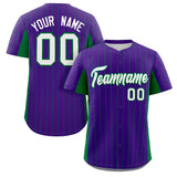 Custom Stripe Baseball Jersey Design Full Button Stitched/Printed Name Number Casual Jersey