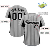 Custom Stripe Baseball Jersey Design Full Button Stitched/Printed Name Number Casual Jersey