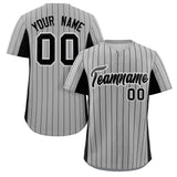 Custom Stripe Baseball Jersey Design Full Button Stitched/Printed Name Number Casual Jersey