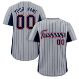 Custom Stripe Baseball Jersey Design Full Button Stitched/Printed Name Number Casual Jersey