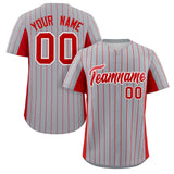 Custom Stripe Baseball Jersey Design Full Button Stitched/Printed Name Number Casual Jersey