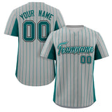 Custom Stripe Baseball Jersey Design Full Button Stitched/Printed Name Number Casual Jersey