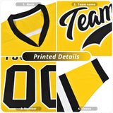 VVHL Custom Law Firm Black White Hockey Jersey