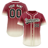 Custom Gradient Stripe Fashion Authentic Baseball Jersey Traning Men/Women Shirts