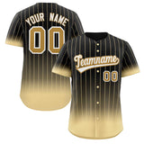 Custom Gradient Stripe Fashion Authentic Baseball Jersey Traning Shirts
