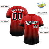 Custom Gradient Stripe Fashion Authentic Baseball Jersey Traning Shirts