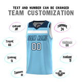 Fans-Made | Custom White Red Black-Light Blue Double Side Sets Basketball Uniform-Arizona Driven ¡§C Available for Reorder